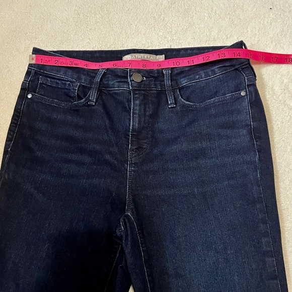 Athleta Dark Wash Tapered Slim Fit Jean - Size 10 (30”) - Picture 3 of 11